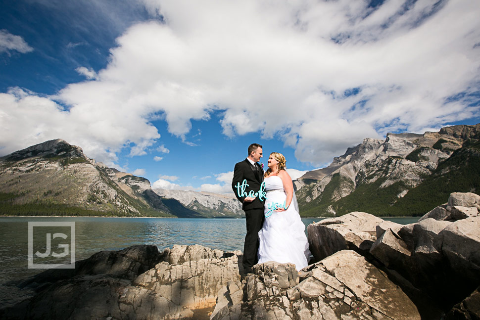 Banff Wedding Photography Thank You Card