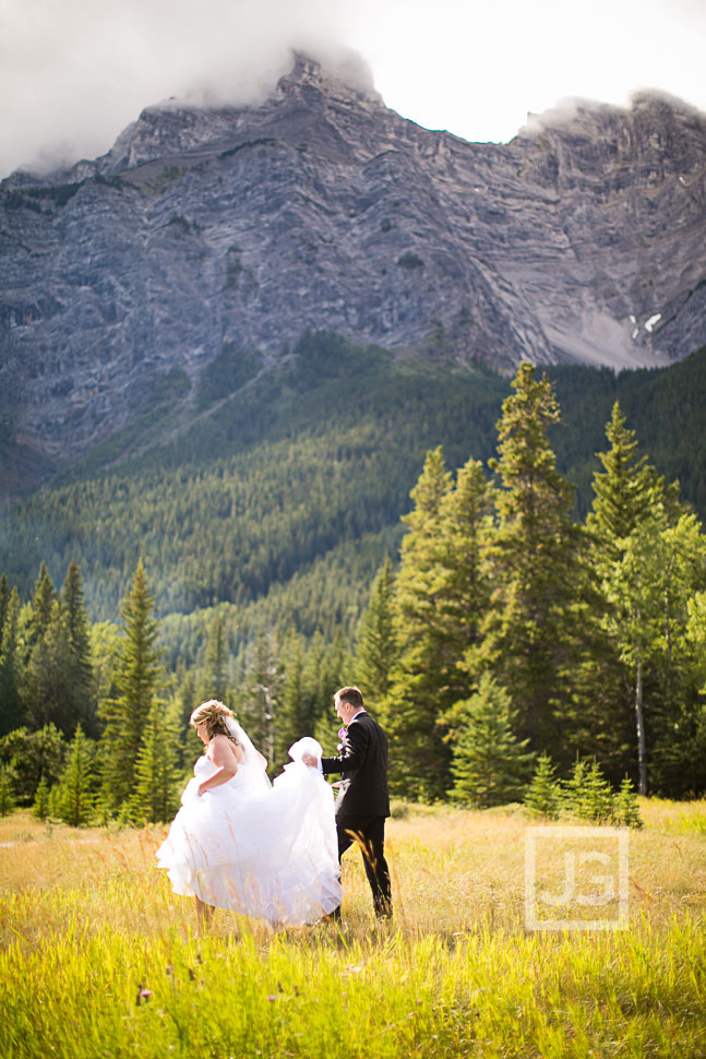Banff Wedding Photos Open Field