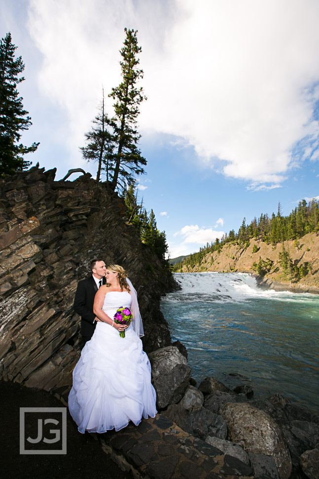 Banff Bow Falls Wedding Photography
