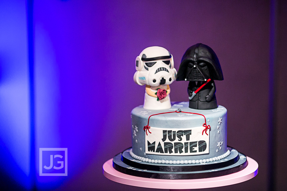 Rimrock Wedding Reception Star Wars Cake Groom's cake