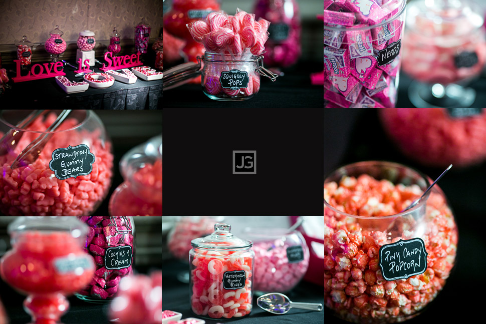 Rimrock Wedding Reception Candy Bar