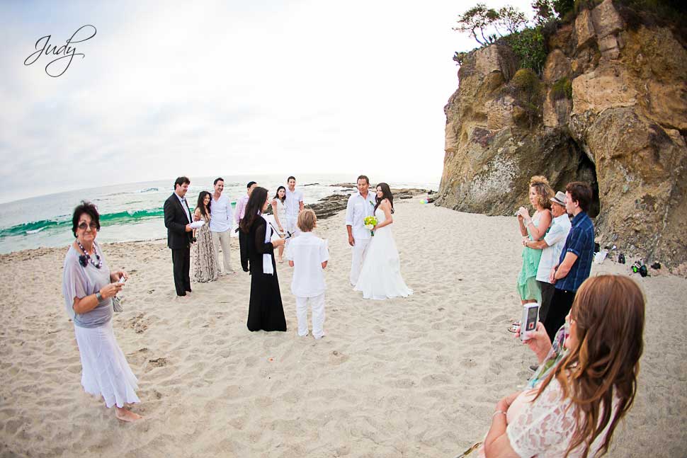 Wedding Ceremony at Victoria Beach