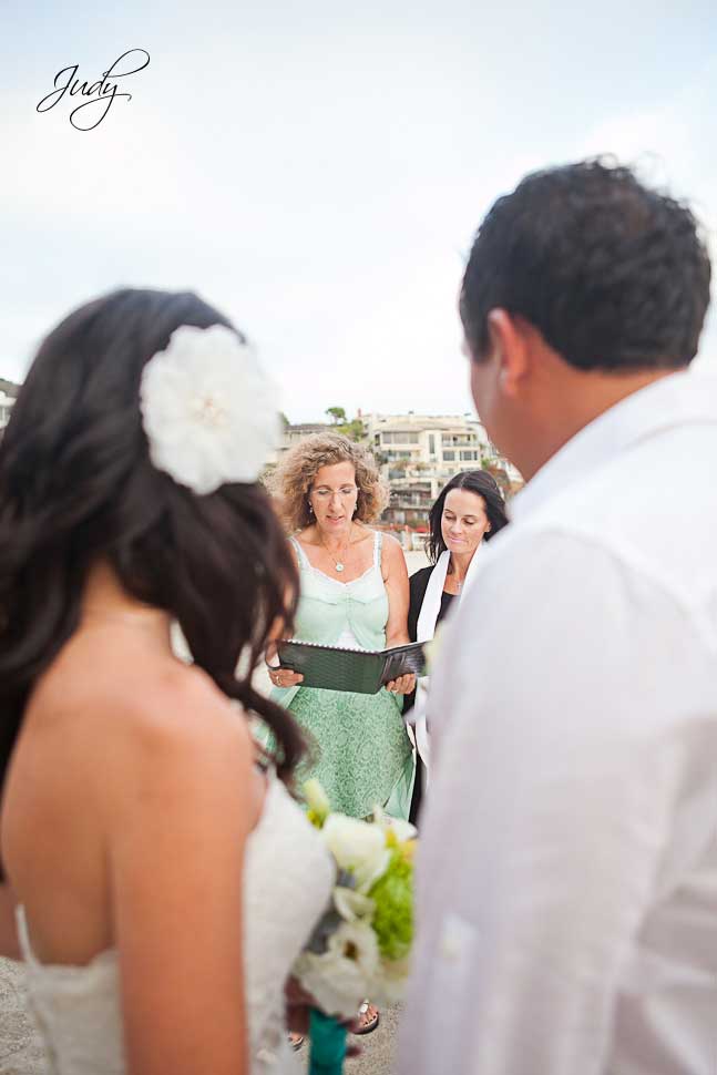 Wedding Ceremony at Victoria Beach
