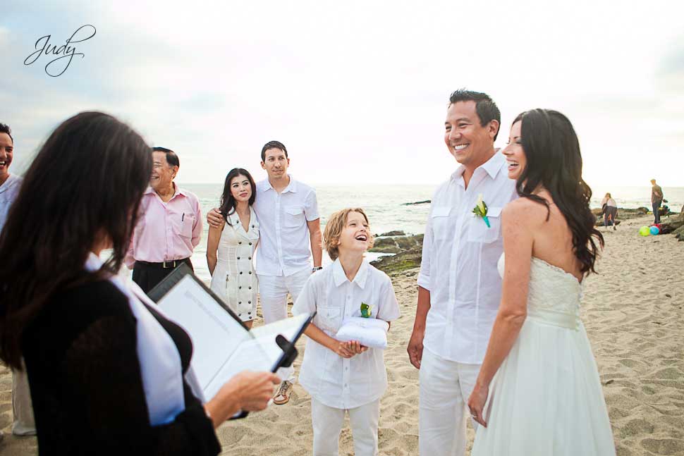 Wedding Ceremony at Victoria Beach
