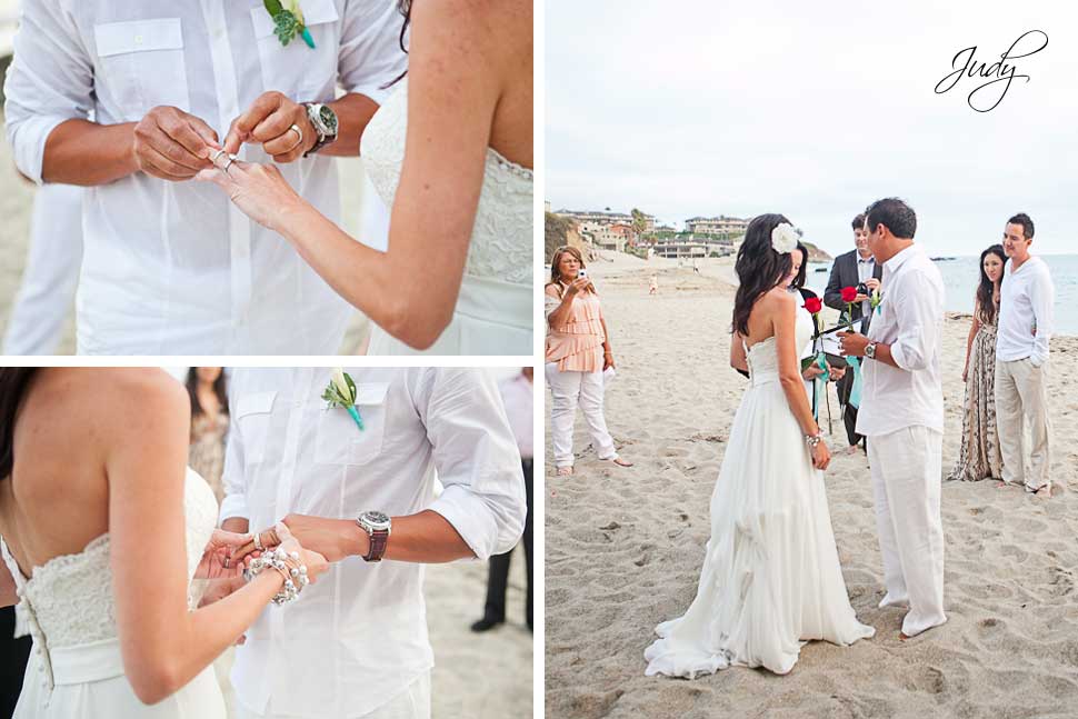 Wedding Ceremony at Victoria Beach
