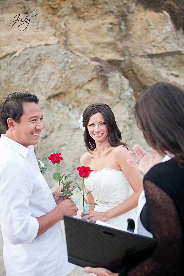 Wedding Ceremony at Victoria Beach