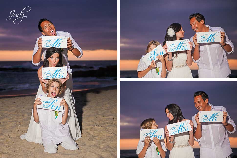 Wedding Photography at Victoria Beach with Son