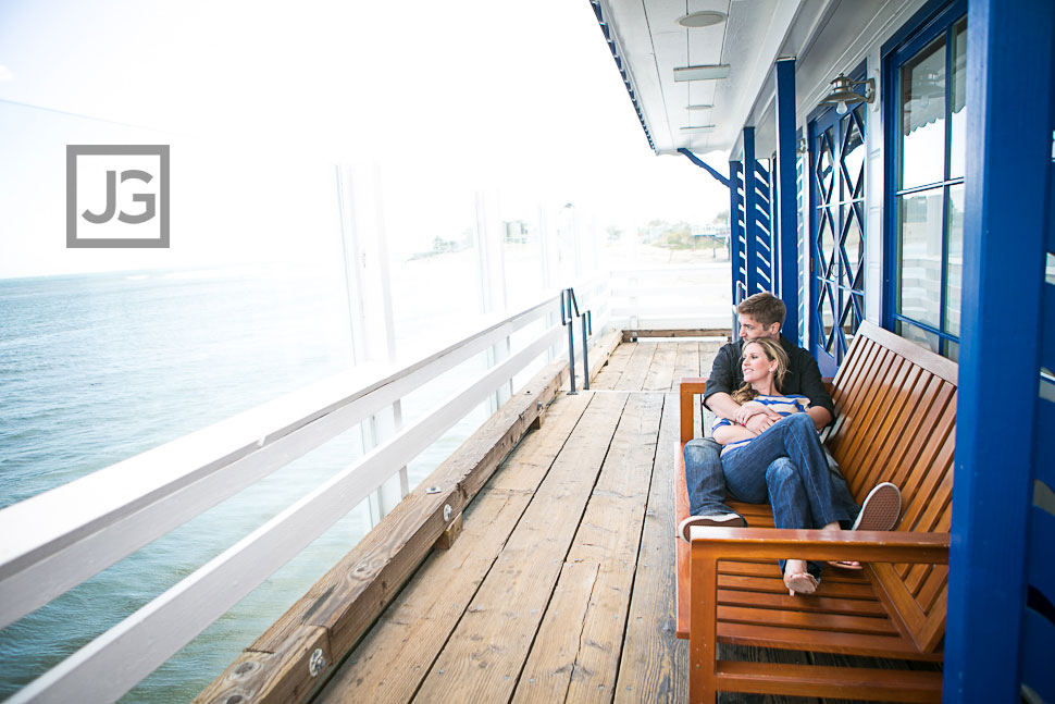 Malibu Pier engagement photography
