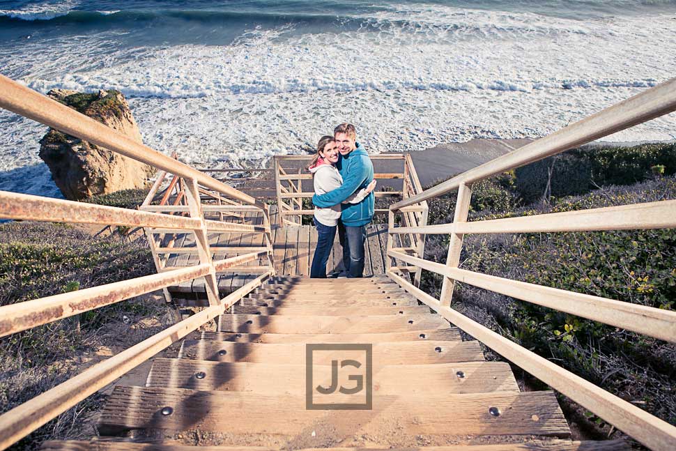 El Matador Beach Engagement Photos