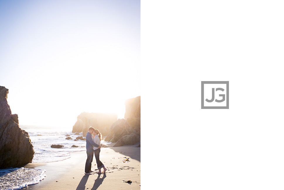 El Matador Beach Engagement Photos