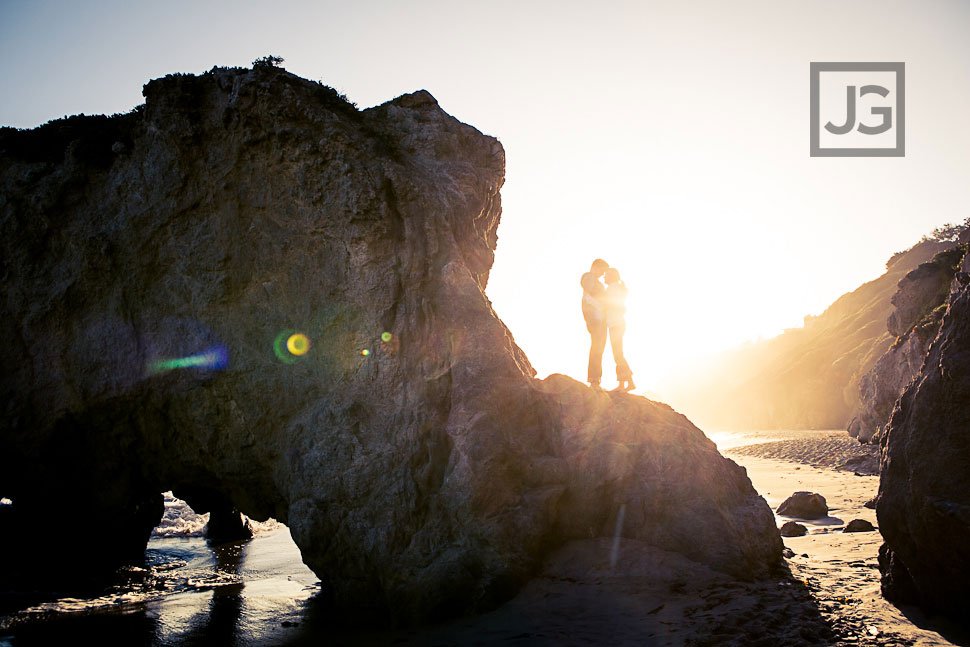 El Matador Beach Engagement Photos