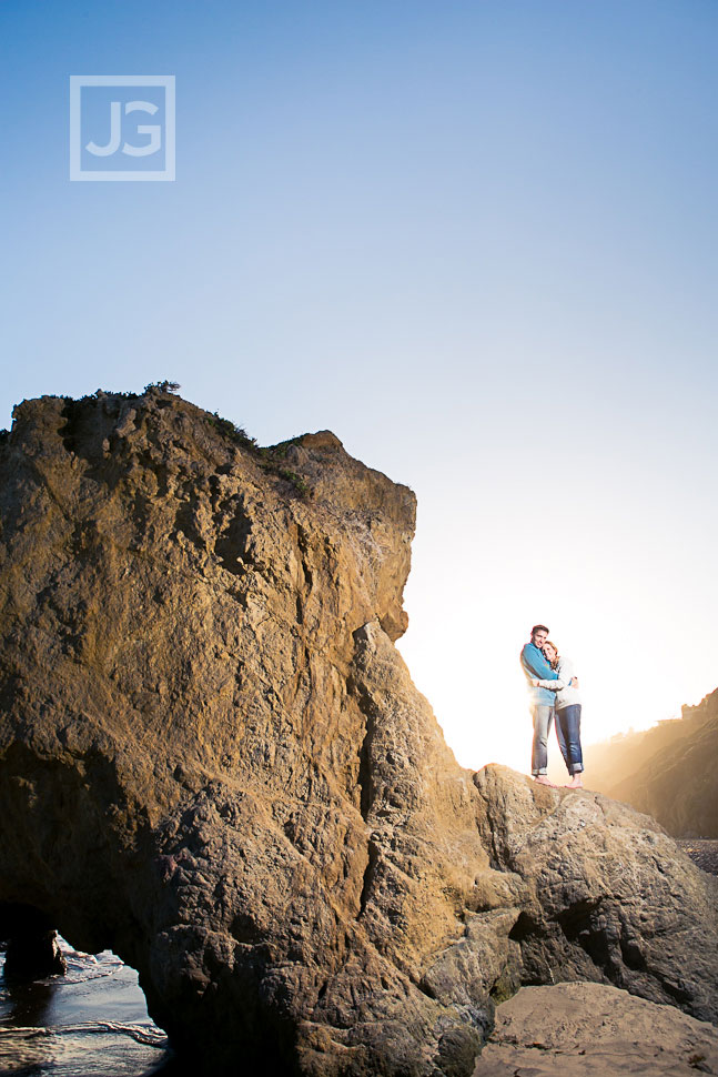 El Matador Beach Engagement Photos