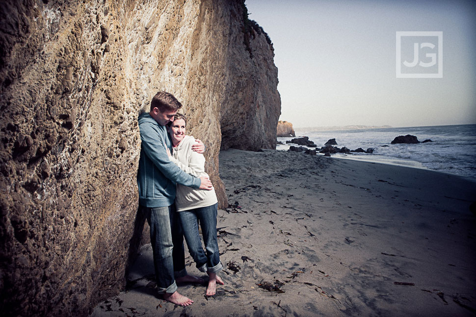 El Matador Beach Engagement Photos