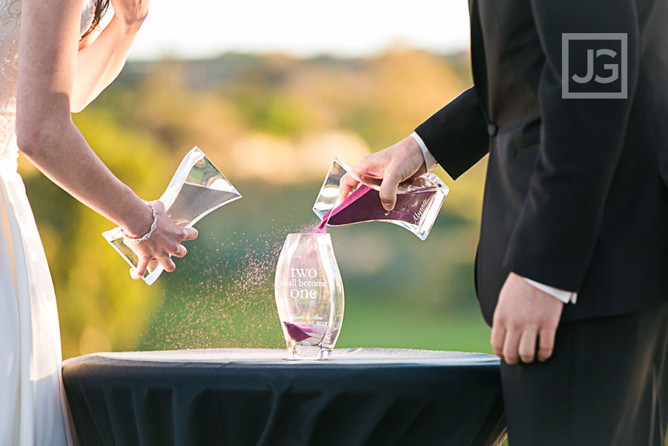Bella Collina Wedding Sand Ceremony