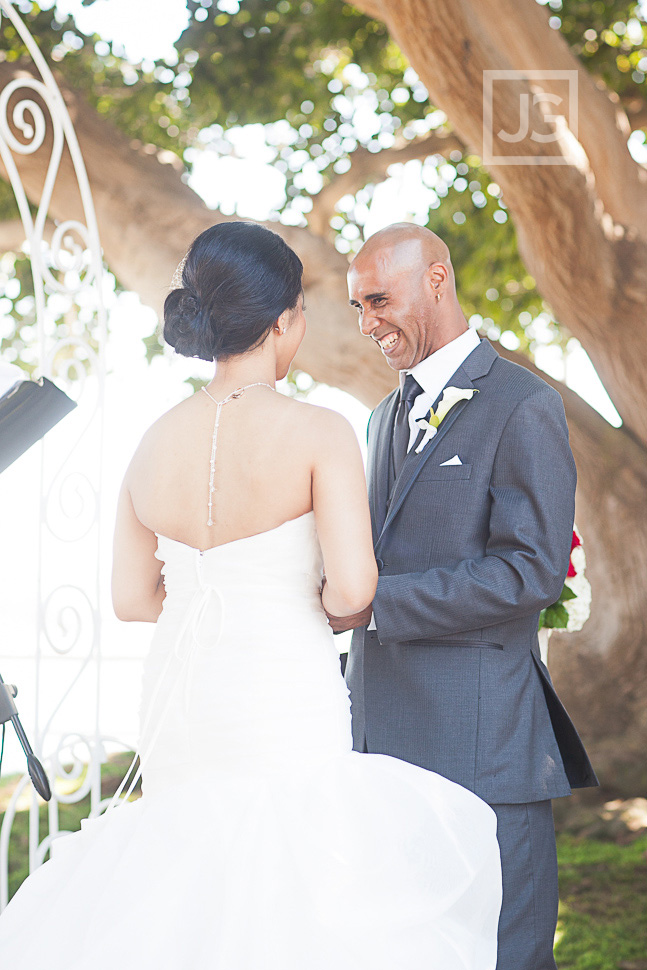 Wedding Ceremony at The Plaza at Cabrillo Marina