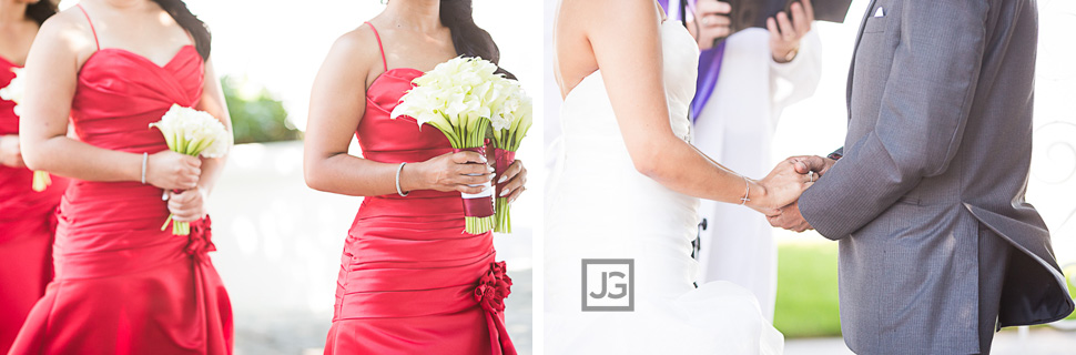 Wedding Ceremony at The Plaza at Cabrillo Marina