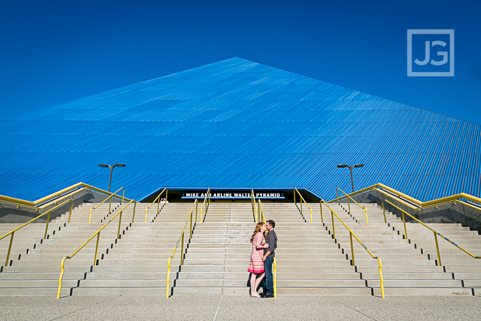 Walter Pyramid Engagement Photo