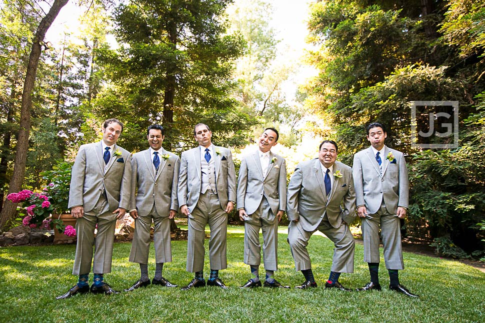 Bridal Wedding Party at Calamigos Ranch