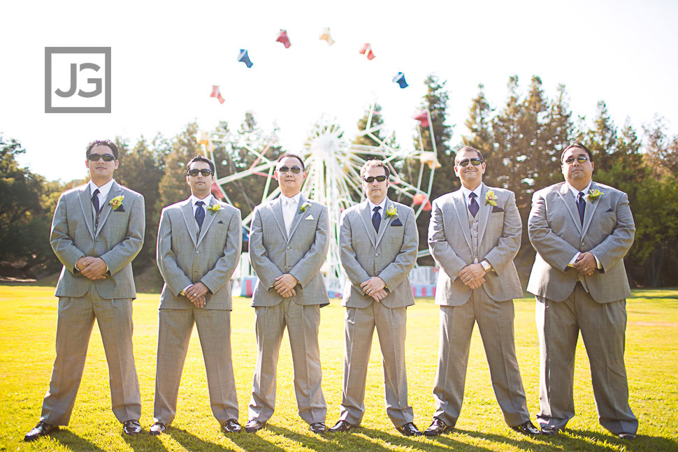 Bridal Wedding Party at Calamigos Ranch