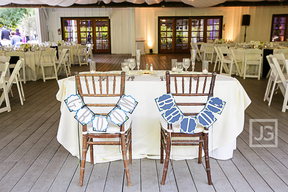 Calamigos Ranch Wedding Reception