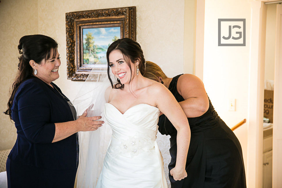 Seven Gables Inn Wedding Preparation