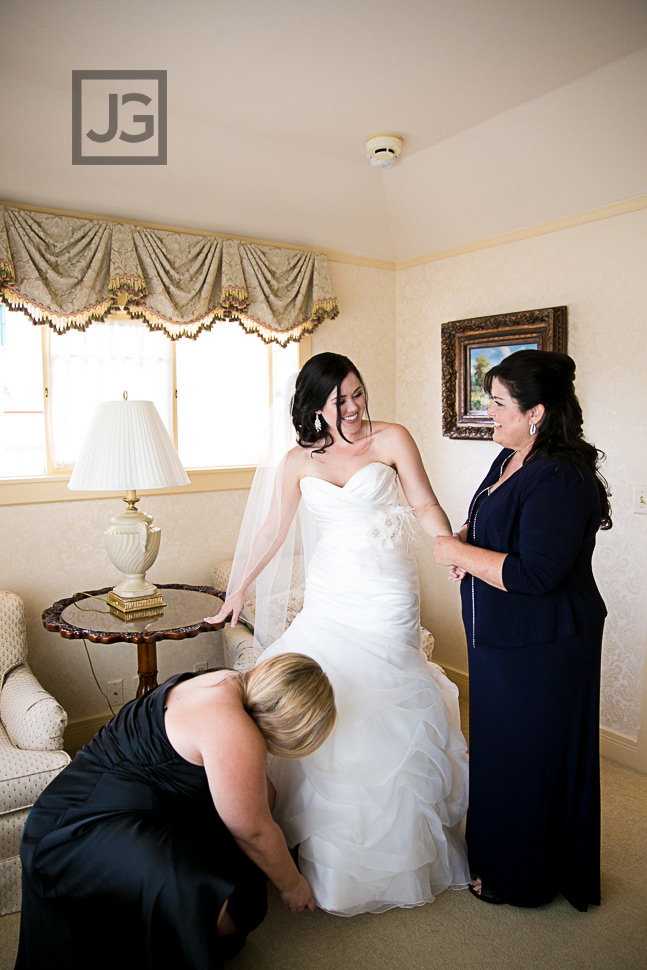 Seven Gables Inn Wedding Preparation