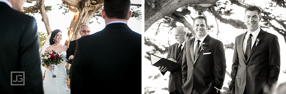 Berwick Park Pacific Grove Wedding Ceremony