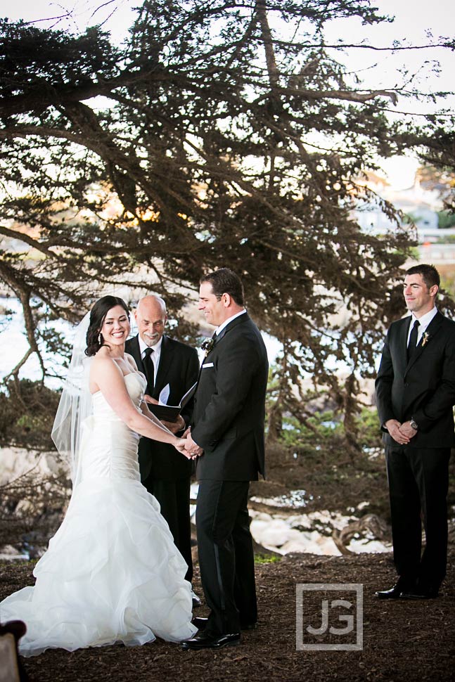 Berwick Park Pacific Grove Wedding Ceremony
