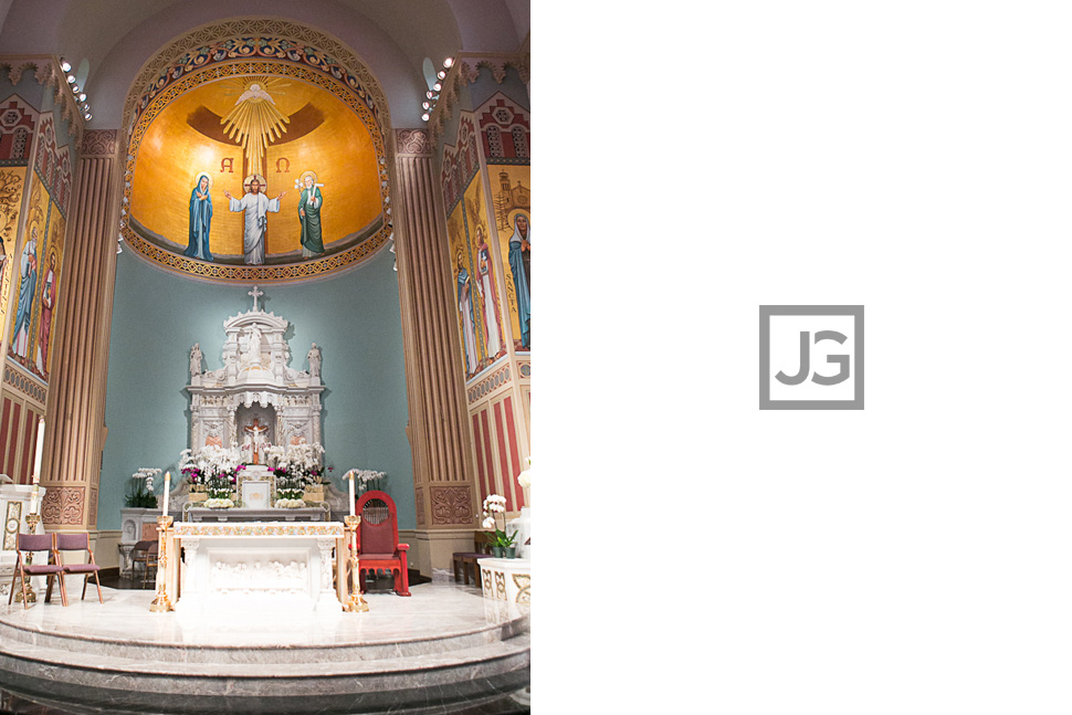 Saint Monica's Catholic Church Wedding Ceremony