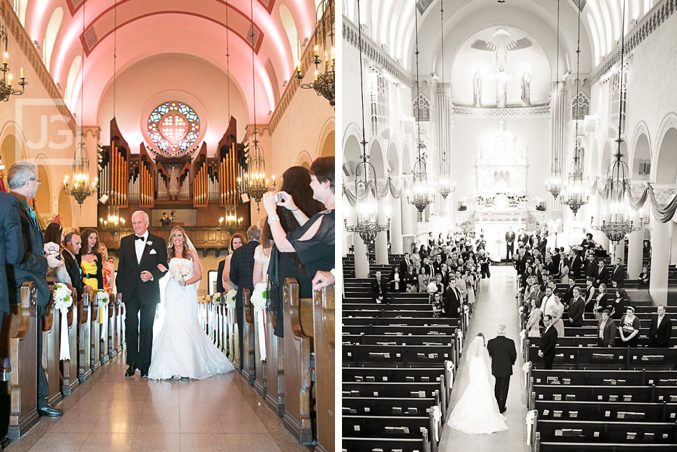 Saint Monica's Catholic Church Wedding Ceremony
