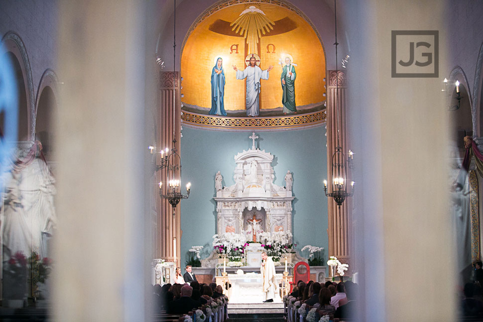 Saint Monica's Catholic Church Wedding Ceremony