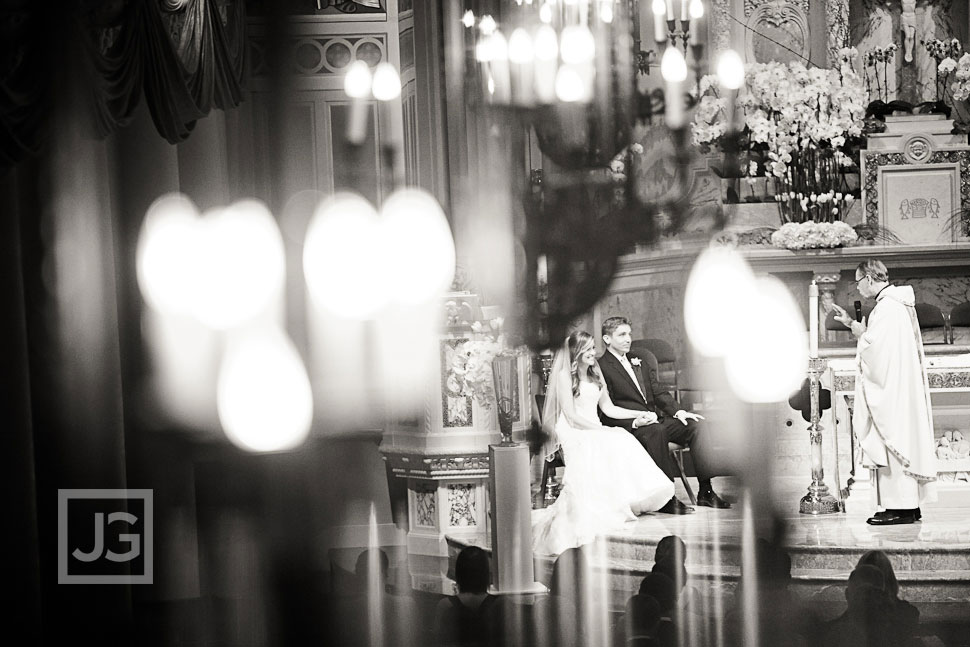 Saint Monica's Catholic Church Wedding Ceremony
