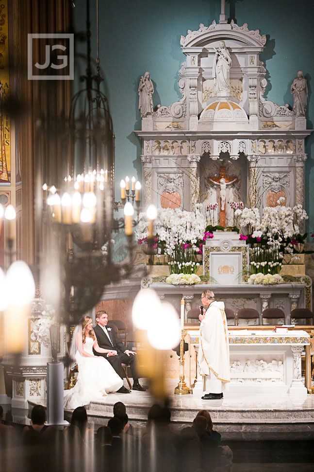 Saint Monica's Catholic Church Wedding Ceremony