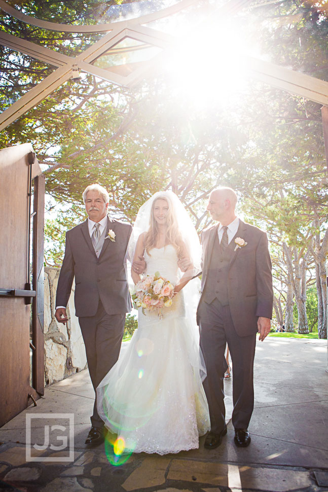 Wayfarers Chapel Wedding Ceremony