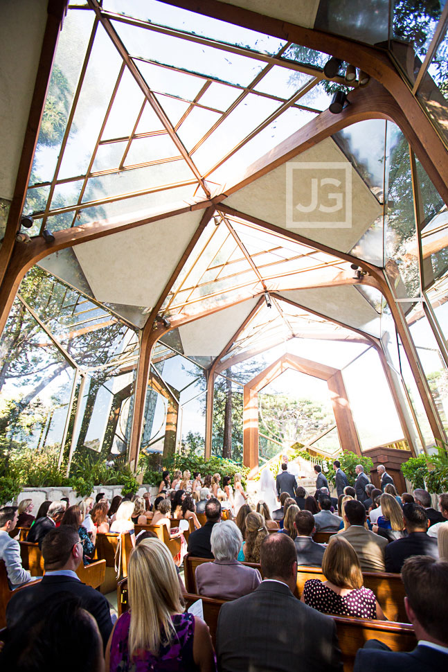 Wayfarers Chapel Wedding Ceremony