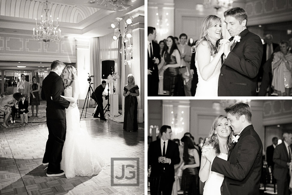 Hotel Casa del Mar Wedding Reception First Dance