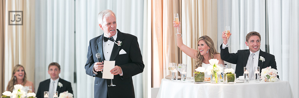 Hotel Casa del Mar Wedding Reception Speeches
