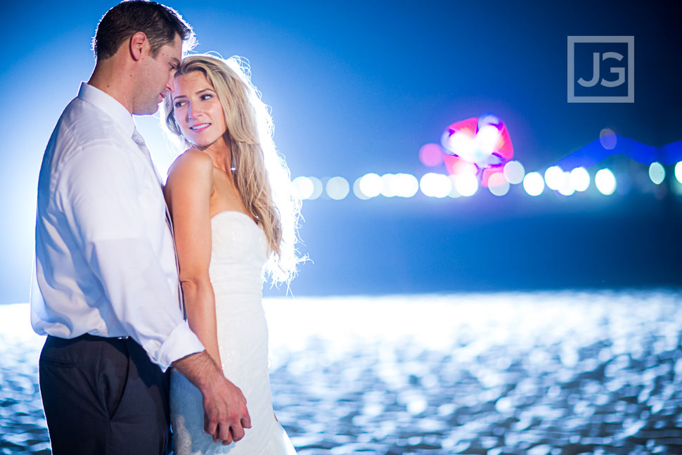 Santa Monica Pier Wedding Photography