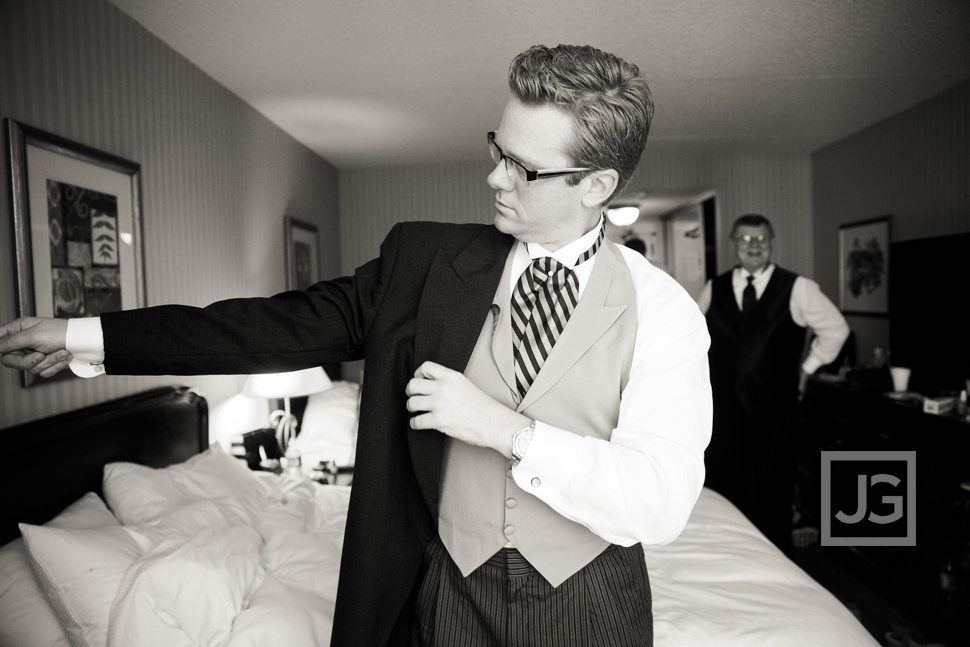 Hilton Pasadena Wedding Preparation