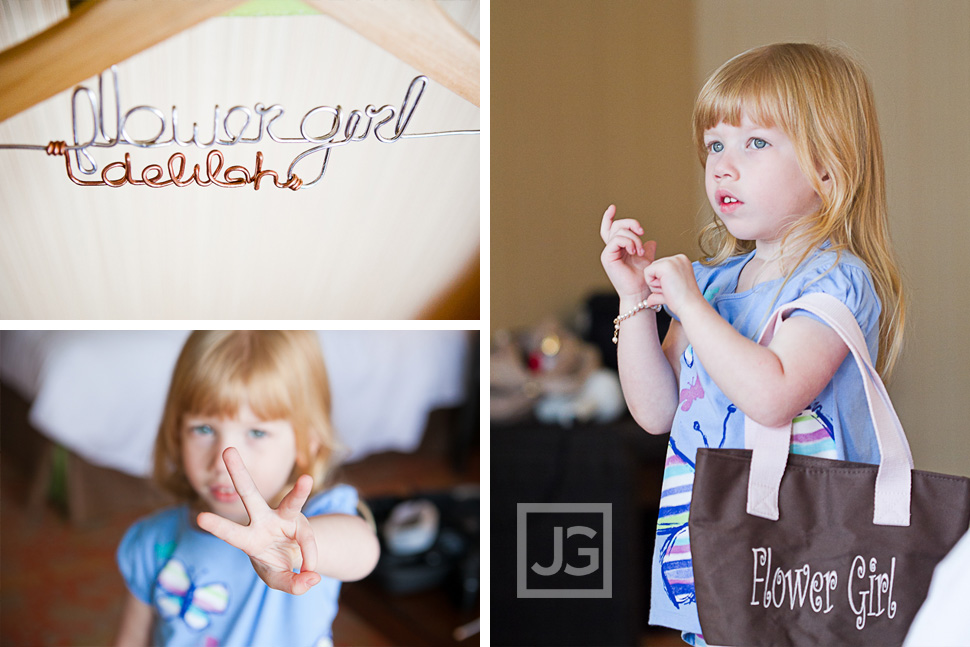 Wedding Preparation Flower Girls