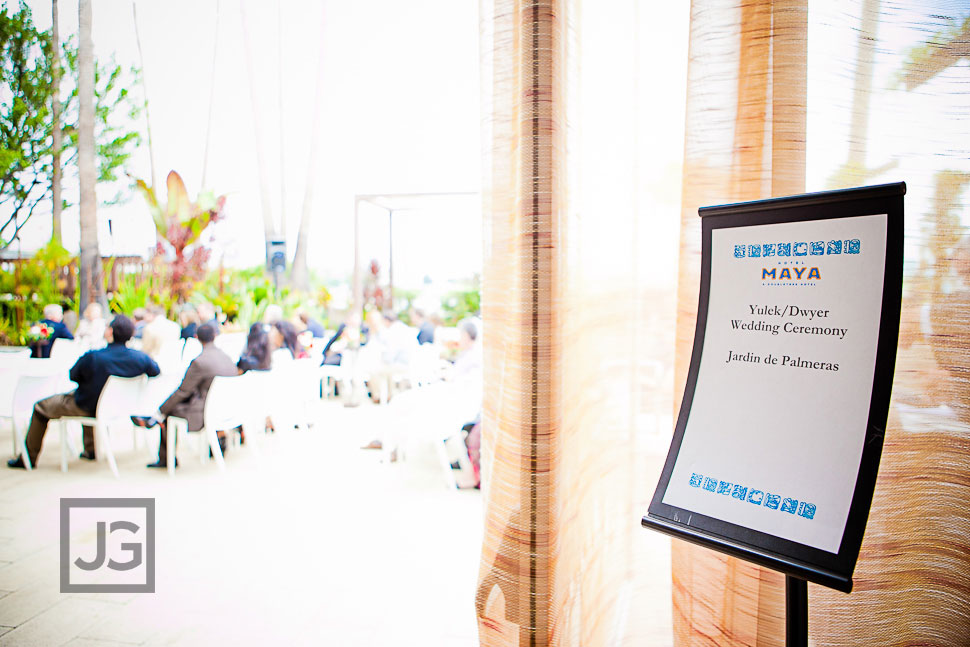 Wedding Ceremony at Hotel Maya