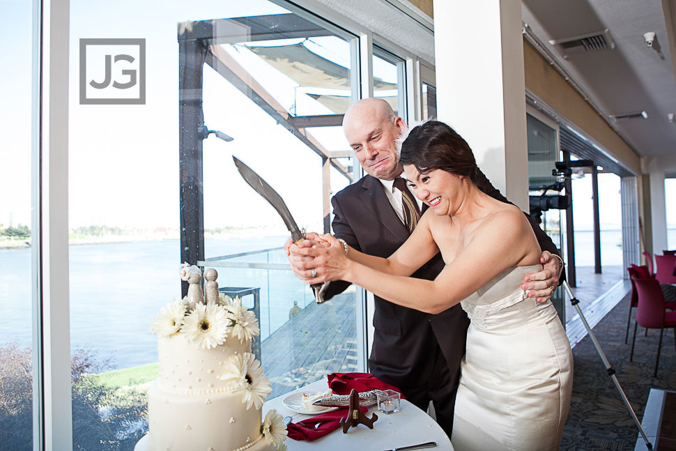 Hotel Maya Wedding Cake Cutting