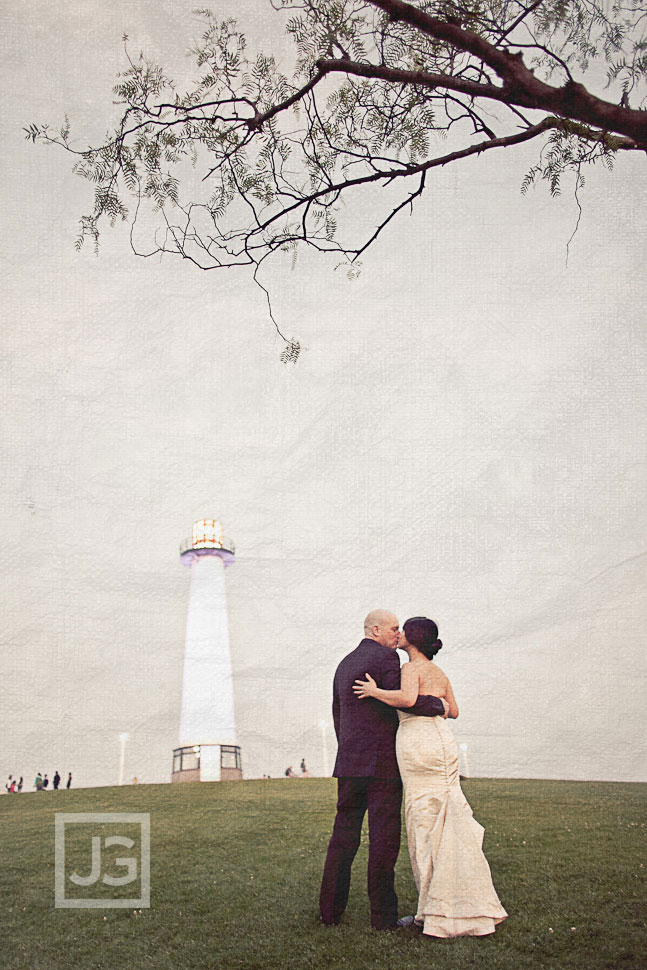 Long Beach Wedding Photography Shoreline Village Lighthouse