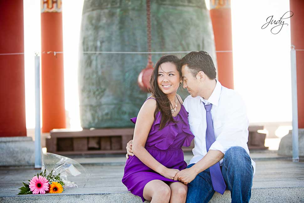 Korean Bell Engagement Photography San Pedro
