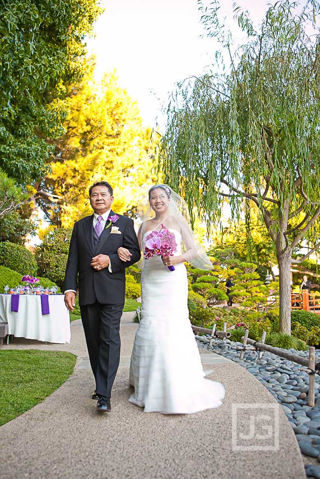 Wedding Ceremony at the CSULB Japanese Gardens