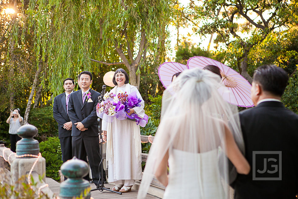 Wedding Ceremony at the CSULB Japanese Gardens