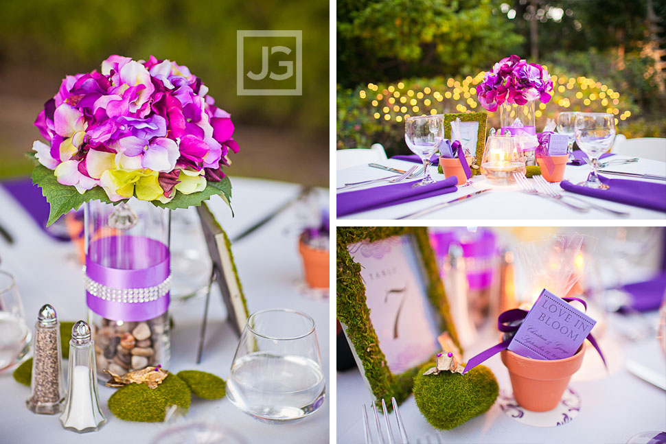 CSULB Japanese Gardens Wedding Reception Details