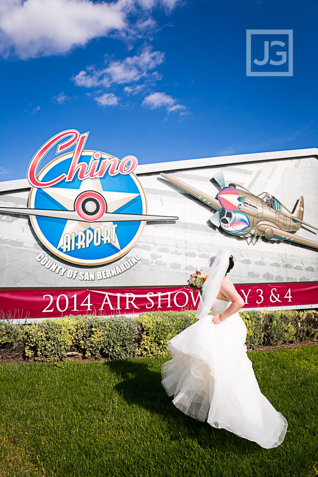 Chino Airport Front Sign