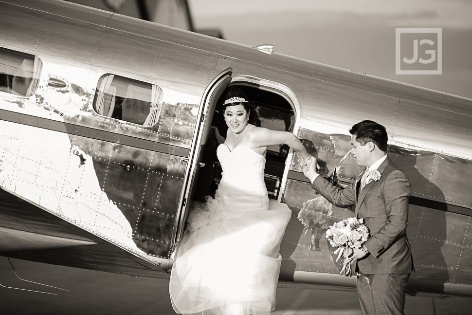 Cal Aero Events Grand Entrance with Plane
