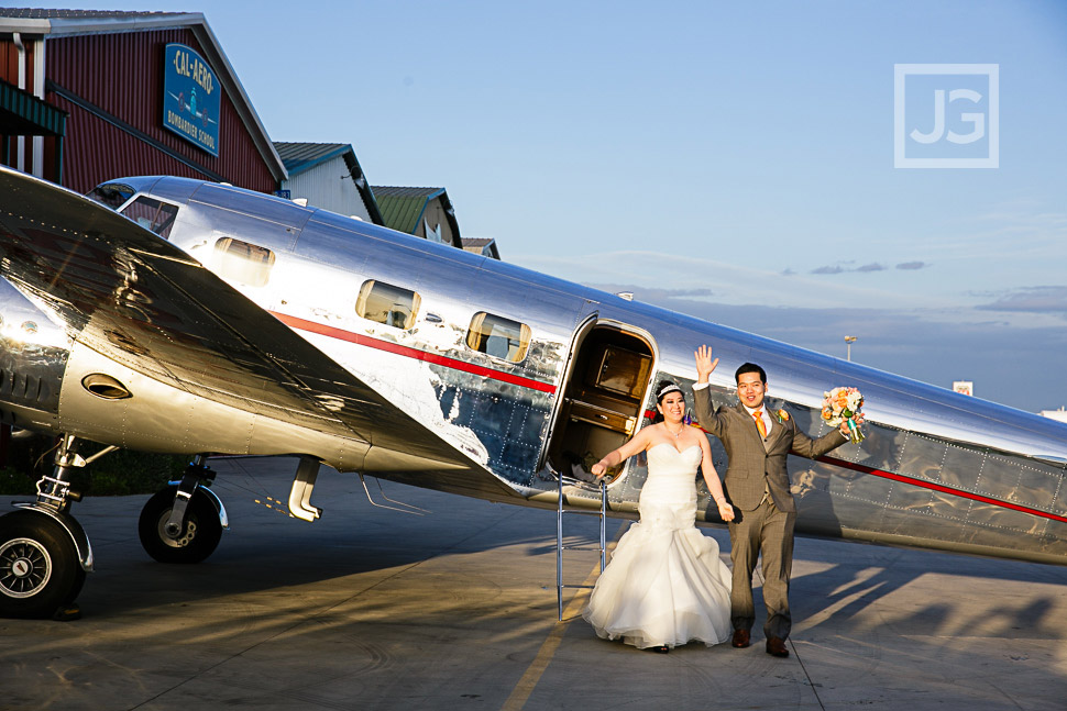 Cal Aero Events Grand Entrance with Plane
